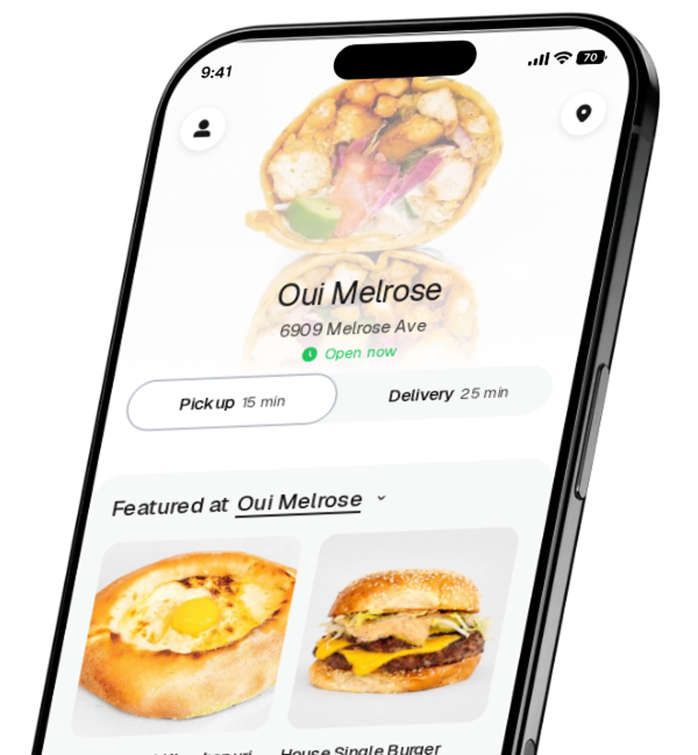 Oui Melrose app preview
