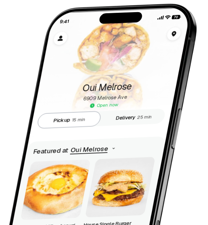 Oui Melrose app preview