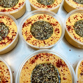 Hummus with Za’atar (Herbs)