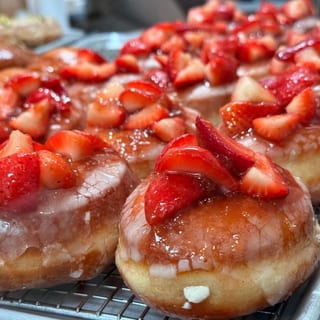 Strawberry Shortcake Doughnut