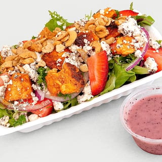 Strawberry & Feta Salad with Herb Chicken